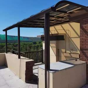 Meilleure <span class=keywords><strong>vente</strong></span> pare-soleil en polycarbonate auvent <span class=keywords><strong>de</strong></span> toit en PC à cadre en aluminium personnalisé - Product Image 2