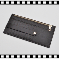 Dompet Kartu PU Custom Grosir dengan Kantong Resleting