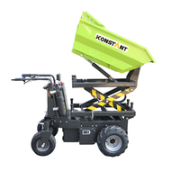 Mini Dumper a Batteria KONSTANT, Carriola Autocaricante con Motore DC Brushless, Prezzo di Fabbrica