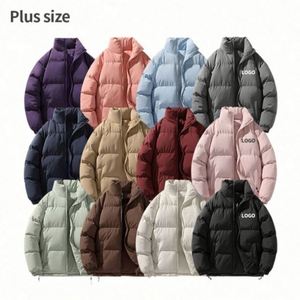 Oversized Plus Size Winter Puff Thick Warm Men's Custom Logo Bubble Clothes Men Puffer <b>Jacket</b> - Product Image 1
