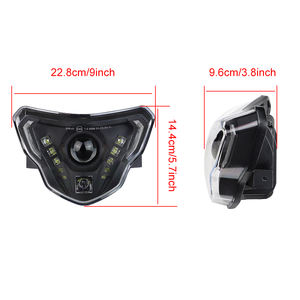 2016-2018 pour <span class=keywords><strong>BMW</strong></span> G310GS G310R <span class=keywords><strong>G</strong></span> <span class=keywords><strong>310</strong></span> GS <span class=keywords><strong>R</strong></span> 310GS Moto LED Phares Assemblage DRL Salut-Bas Faisceau Lampe 36W 6000k Couleur Nouveau - Product Image 3