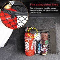 Gadgets de voiture Autocollant magique en maille pour l'arrière de la voiture Sac de rangement universel Poche Organisateur de voiture Sac de siège arrière