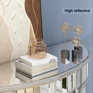 Phòng khách hình bán nguyệt Bảng điều khiển với 2 tầng lưu trữ Kệ hành lang bảng nhân đôi kết thúc lối vào bảng - Product Image 3