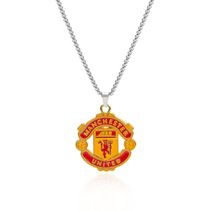 Collar Pintado de Doble Cara de Aleación de Zinc, Acero Inoxidable, Titanio, con Diseño de Serpiente, Real Madrid, Barcelona, Liverpool, Chelsea - Product Image 5