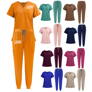 Fabrik Krankens ch western Kleid Krankenhaus Medizinische <span class=keywords><strong>Uniform</strong></span> Frauen und Mann Set Pflege Peelings Top und Hosen Frauen Peelings Uniformen Sets - Product Image 2