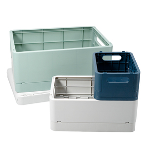 Wholesale Small Size <strong>Plastic</strong> PP Foldable <strong>Crate</strong> Box Portable <strong>Stackable</strong> Box Collapsible Box for Storage - Product Image 1