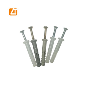 Cheville <span class=keywords><strong>à</strong></span> expansion en acier au carbone avec vis en fibre <span class=keywords><strong>de</strong></span> bois et ancrage en plastique PE pour fixation murale sur béton et briques – Approvisionnement direct usine - Product Image 5