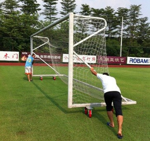 Porta da Calcio Professionale Portatile Dimensioni Standard <span class=keywords><strong>10</strong></span> X 7ft / 18 X 7ft / 24 X 8ft in Alluminio per Sport all'Aperto - Product Image 3
