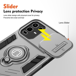 Casing ponsel Infinix <span class=keywords><strong>Note</strong></span> 50S <span class=keywords><strong>Note</strong></span> 50X, pelindung kamera geser tahan guncangan dengan dudukan cincin - Product Image 2