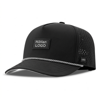 Gorra de Béisbol Deportiva Unisex con Logotipo de PVC 3D de 5 Paneles, Personalizada BSCI, Transpirable, Impermeable, con Visera Curva
