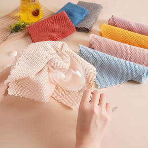 Premium 4 Pack Rice Grain Microfiber Cloths - 30x30cm Super Absorbent Glass & Dish Towels for Kitchen & Bathroom - Product Image 3