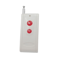Télécommande sans fil RF longue portée 1/2 boutons 433 MHz avec relais, en ABS, code d'apprentissage, pour éclairage et maison connectée