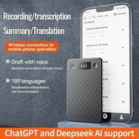 Mini enregistreur vocal caché pour collier, brouilleur ultrasonique, transcription en temps réel, enregistreur audio portable pour réunions et appels