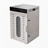 Voedseldehydrator met digitale instelbare timer & temperatuur, voedseldroger voor jerky, varkensvlees, rundvlees, fruit, hondenvoer