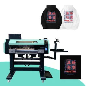 2024 digital film printer roll 60cm direct to garment dtf pet film printer t shirt film printing machine