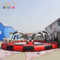 WINSUN Boule Zorb Gonflable Sur Mesure, Piste d'air pour Jeu Commercial Extérieur, Matériau PVC, CE, Ignifuge, Étanche, Facile à Utiliser