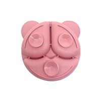Bavoirs en silicone personnalisés, cuillère, bol, assiette imperméable pour bébé, ensembles de vaisselle, vaisselle en silicone pour enfants, vaisselle de table pour enfants