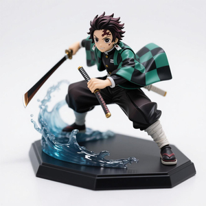 Neues Produkt Anime Demon Slayer Action figur Tanjirou Battle Stance Figure Toys