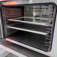 Nouveau four de bureau compact à circulation d'air chaud, 5 ou 4 plaques, avec contrôle de température par ordinateur et fonction mémoire, idéal pour le maïs et les fruits.