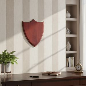 Plaque en bois élégante en acajou 200x250x15mm pour la décoration de la maison ou l'utilisation au bureau - Product Image 3