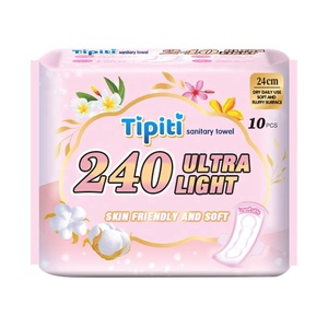 Toallas Sanitarias Suaves de Tela No Tejida para Mujer al por Mayor OEM/ODM, Almohadillas Súper Absorbentes con Alas y Protección Antifugas, Capa Trasera Transpirable - Product Image 1