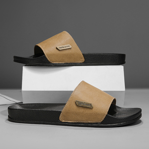 Sandalias EVA de Color Blanco Sólido, Punta Abierta, Acolchadas, Ligeras, Antideslizantes, Pantuflas de Interior para Invierno y Verano - Product Image 1