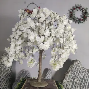 1,5 m Dicke hängen Neueste Hochzeit Tisch dekoration künstliche Kirschblüte Baum Birnbaum