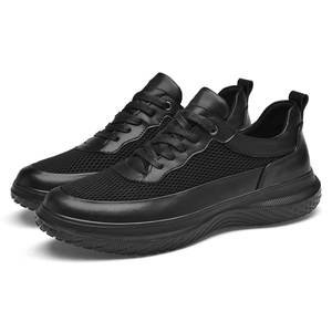 Zapatos Oxford Formales de Primera Calidad para Hombre, Duraderos, de Piel Vacuna con Forro de Malla, Antideslizantes, Negros, para Verano, Negocios y Caminar - Product Image 5