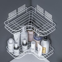 Étagère de rangement murale moderne en acier inoxydable de qualité supérieure, à un seul niveau, durable, imperméable, multi-usages pour la salle de bain