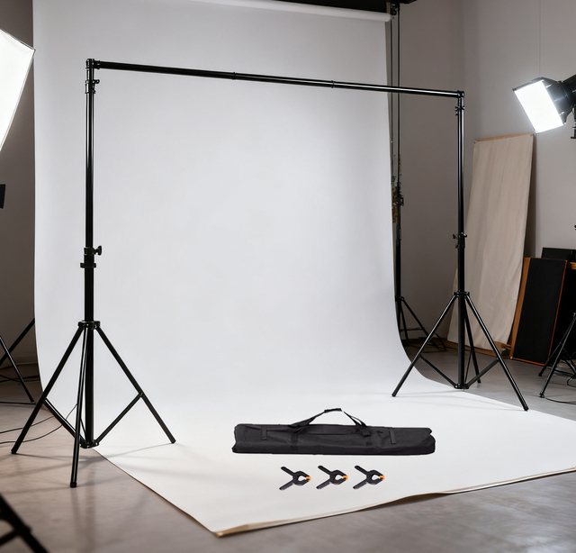Quick-Setup 2.8x3m Photography Backdrop Stand for Photo Studio Accessories