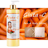 Lotion corporelle biologique à la papaye, hydratation quotidienne naturelle, blanchiment, éclaircissement, soin nourrissant de la peau avec de la vitamine C Gluta-C