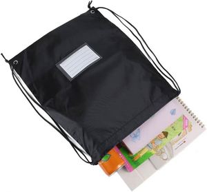 Diy Clothes Shoes Machine Washable <b>Backpack</b> With Id Card Slot Women Men Black Drawstring Bags for Football - Product Image 2