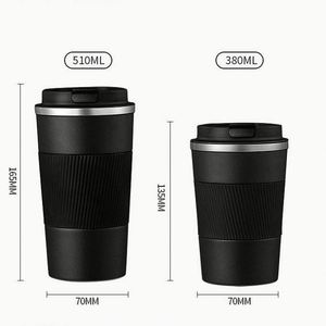 Nouvelle Bouteille Isotherme Tendance 2026 du Fabricant – 510ml 380ml en Acier Inoxydable avec Logo Personnalisé – Tasse/Mug à Café Isotherme Sous Vide avec Couvercle - Product Image 2