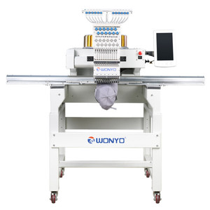Máquina de Bordar Computarizada de Una Cabeza y 12 Agujas para Camisetas/Tubulares/Planas, Uso Doméstico, para Bordar Gorras, con Motor Nuevo - Product Image 4