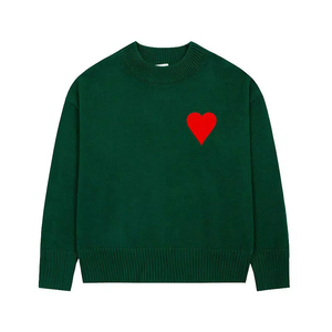 Nuovi Maglioni di Lusso Firmati da <span class=keywords><strong>Uomo</strong></span> in Cashmere e <span class=keywords><strong>Lana</strong></span> Lavorati a Maglia con Intarsio a Cuore - Product Image 6