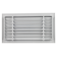 Diffuseurs de plafond et de mur en aluminium pour retour d'air, grilles de ventilation de plafond