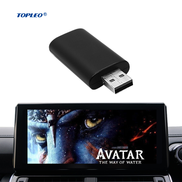 Topleo Carplay Adapter Dual Wifi Portable Screen Plug And Play Magic Wireless Car Play Tv Stick Ai Box Carplay Hd
