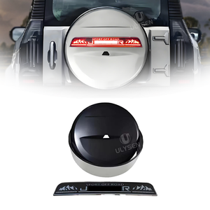 Capa de Pneu Sobressalente com Luzes LED para JETOUR Traveler T2, Luz de Advertência Off-Road Montada na Parte Traseira da Caixa de Armazenamento - Product Image 1