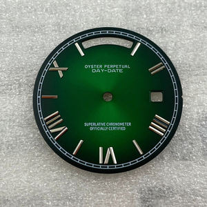 Reloj de lujo con movimiento de acero inoxidable, caja recién modificada, esfera romana y piezas y accesorios metálicos. - Product Image 5