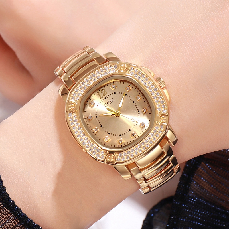 knee length dresses for ladies Omega De Ville Ladies Waterproof Dress Watch - 18K Gold main image 0