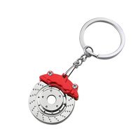 Porte-clés de voiture sport en métal, mousqueton en alliage de zinc, porte-clés personnalisé pour entreprise, turbine turbo, pièce de voiture, marque Jutien, haute qualité