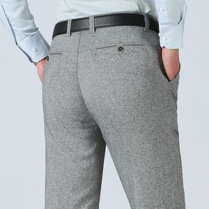 Pantalones informales rectos holgados finos para hombre, pantalones informales para hombre, traje, pantalones informales, precio bajo, venta al por mayor, gran oferta, venta al por mayor, pantalones informales - Product Image 4