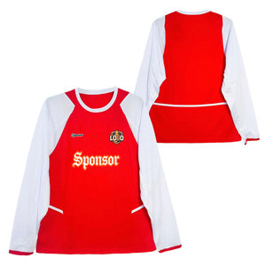 Pour <span class=keywords><strong>Arsenal</strong></span> Football <span class=keywords><strong>Club</strong></span> 1900s rétro classique uniforme haute qualité personnalisable maillot de Football à manches longues pour vêtements de Football - Product Image 2