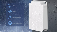 Extender POE Tahan Air untuk Pemasangan di Rel, Repeater Jaringan 1 4, 10/100Mbps, Jangkauan 250m, 30W, IEEE802.3af, Switch PoE untuk Kamera 5e