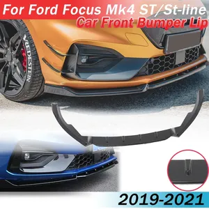 ลิ้นกันชนหน้ารถยนต์ สำหรับ Mk4 ST/St-line ปี 2019-2021 สปอยเลอร์ดิฟฟิวเซอร์ ชุดแต่งกันชน ฝาครอบป้องกัน อุปกรณ์ตกแต่งรถยนต์ - Product Image 1