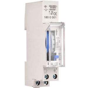 Minuteur analogique FATO pour rail DIN 16A 250V, relais temporisé - Product Image 1