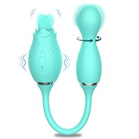 Rose Toys Zungen-Leck-Vibrations-Ei Weiblicher Klitoris-Nippel-Stimulator Kegel-Ball Erotikprodukte für Frauen