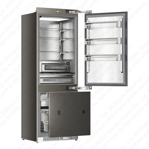 Refrigerador Empotrado ZUNGUI 452L de Doble Puerta, 304, Sin Escarcha, Clase A, Certificado CE, con Dispensador de Agua y Máquina de Hielo - Product Image 3