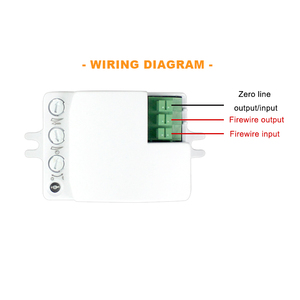 5.8GHz Mini Quy Nạp ánh sáng chuyển đổi mô-đun 360 độ có thể điều chỉnh AC220V Trần/Tường Gắn Radar cảm biến chuyển động/vị trí chuyển đổi - Product Image 5