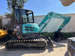 Vente à chaud Mini pelle sur chenilles Kobelco SK55SR-5 SK60 d'occasion 5 tonnes Haute qualité Performance Moteur Moteur Core Direct Shanghai - Product Image 2